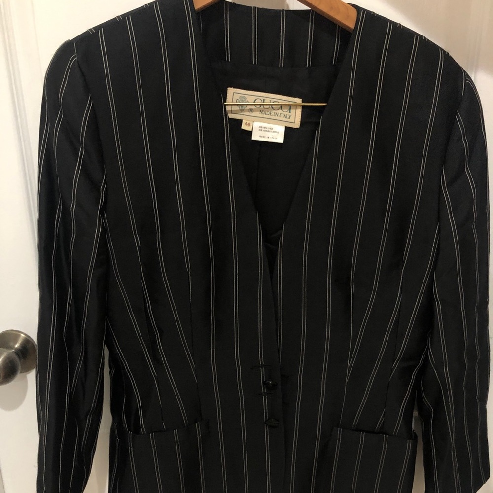Vintage Gucci Striped Blazer